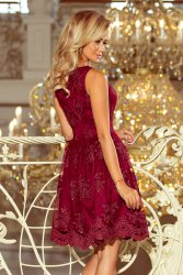  173-2 Exclusive dress - Burgundy color 